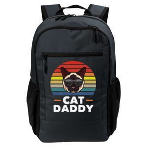 Funny Funny Siamese Cat Daddy Cat Owner Fathers Day Daily Commute Backpack