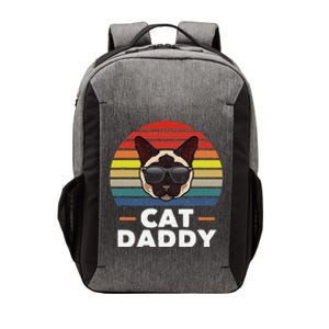 Funny Funny Siamese Cat Daddy Cat Owner Fathers Day Vector Backpack