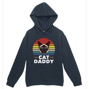 Funny Funny Siamese Cat Daddy Cat Owner Fathers Day Urban Pullover Hoodie