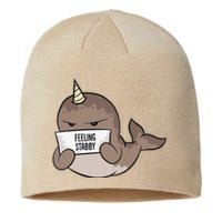 Funny Feeling Stabby Kawaii Whale Sustainable Beanie