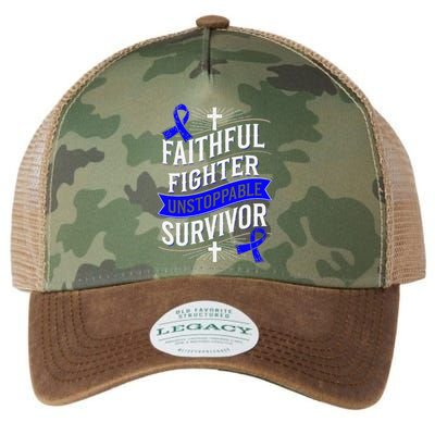 Faithful Fighter Survivor Juvenile Arthritis Awareness Legacy Tie Dye Trucker Hat