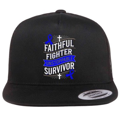Faithful Fighter Survivor Juvenile Arthritis Awareness Flatbill Hat