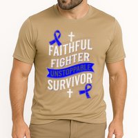 Faithful Fighter Survivor Juvenile Arthritis Awareness Cooling Performance Crew T-Shirt