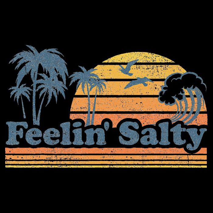 Funny Feelin Salty Beach Summer Vacation City Backpack