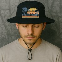 Funny Feelin Salty Beach Summer Vacation Bucket Hat