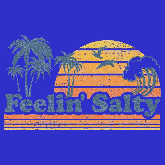 Funny Feelin Salty Beach Summer Vacation Apron