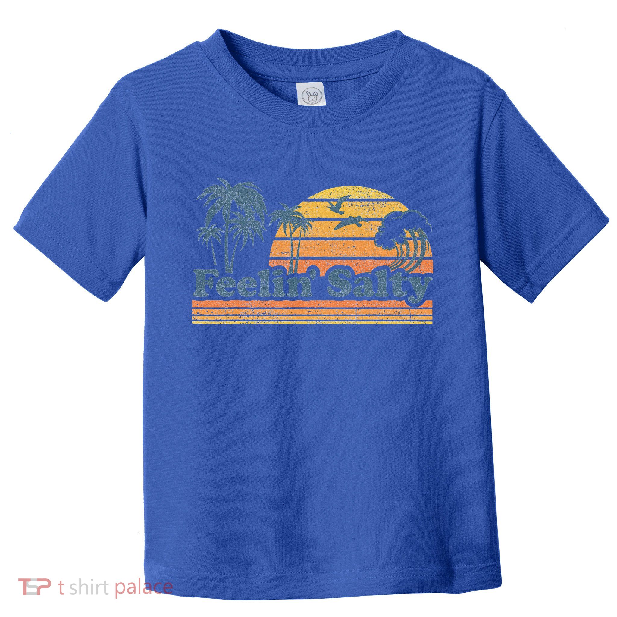 Funny Feelin Salty Beach Summer Vacation Toddler T-Shirt
