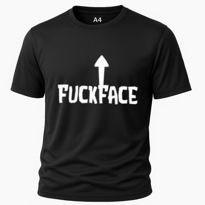 Fuck Face Self Deprecating Arrow Up Fuckface Performance Shirt