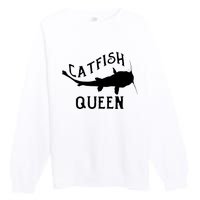 Funny Fishing Saved Me From Becoming A PornStar Premium Crewneck Sweatshirt