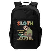 Funny Flash Sloth Running Team We’Ll Get There Sloth Backpack