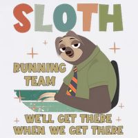 Funny Flash Sloth Running Team We’Ll Get There Sloth Legacy Cool Fit Booney Bucket Hat