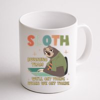 Funny Flash Sloth Running Team We’Ll Get There Sloth Mug