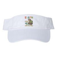 Funny Flash Sloth Running Team We’Ll Get There Sloth Visor