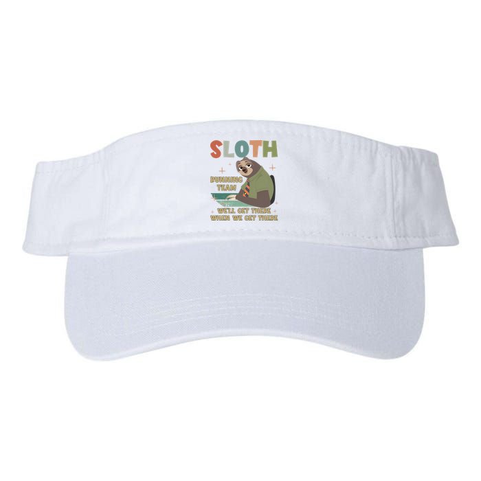 Funny Flash Sloth Running Team We’Ll Get There Sloth Visor