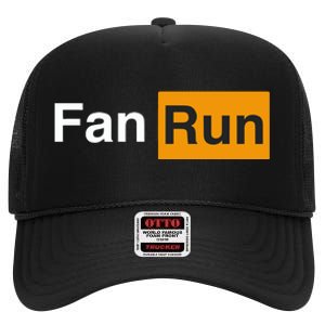 Fanrunradio Fanrun Sports Hub High Crown Mesh Back Trucker Hat