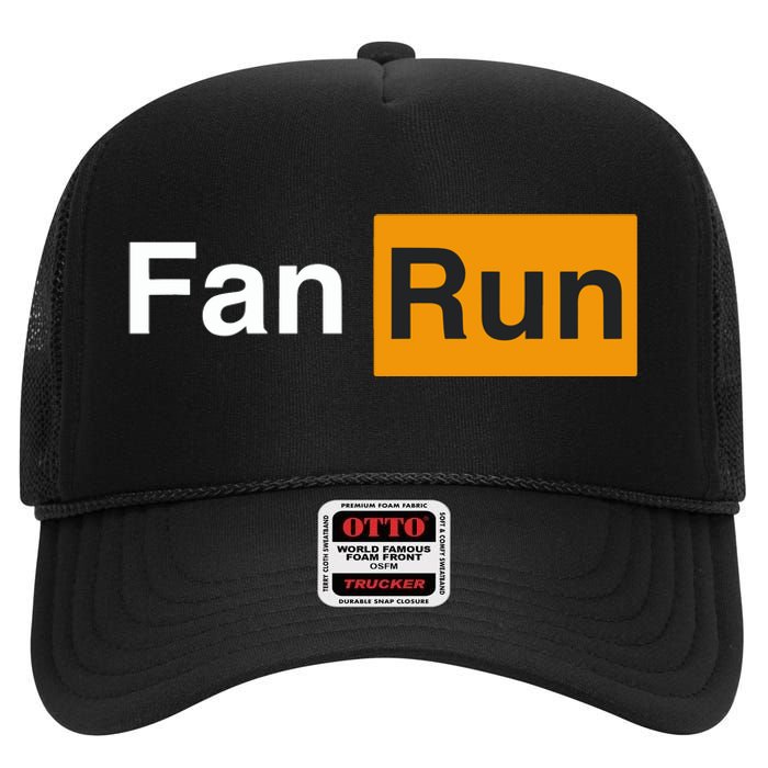 Fanrunradio Fanrun Sports Hub High Crown Mesh Back Trucker Hat