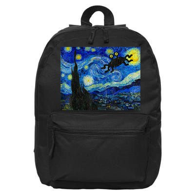 FSM Flying Spaghetti Monster Pastafarian Atheist 16 in Basic Backpack