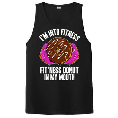 Funny Fitness Saying Workout Gym National Donut Day Lover Funny Gift PosiCharge Competitor Tank