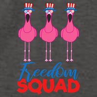 Flamingo Freedom Squad Matching 4th Of July Usa Team Gift Vector Backpack