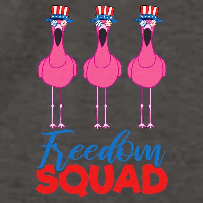Flamingo Freedom Squad Matching 4th Of July Usa Team Gift Vector Backpack