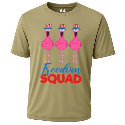 Flamingo Freedom Squad Matching 4th Of July Usa Team Gift Performance Shirt