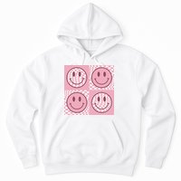 Funny Face Shirt Checkered Pattern Smile Face Meme Trendy Hoodie