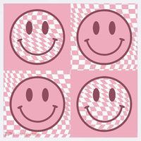 Funny Face Shirt Checkered Pattern Smile Face Meme Trendy Flatbill Hat