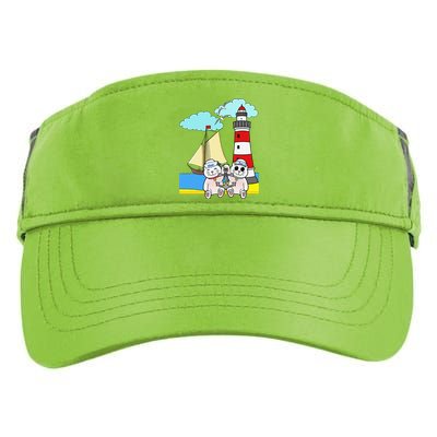 Funny Funny Sailors Cats Maritime Children Anchor Adult Drive Performance Visor