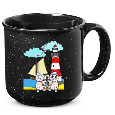 Funny Funny Sailors Cats Maritime Children Anchor 15oz Campfire Ceramic Mug
