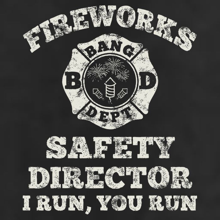 Funny Fireworks Safety Director Firefighter America Red Pyro 15oz Campfire Ceramic Mug