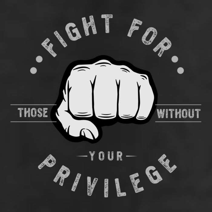Fight For Those Without Your Privilege For Hu Rights Gift Garment-Dyed Fleece Hoodie