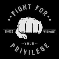 Fight For Those Without Your Privilege For Hu Rights Gift Drawstring Bag