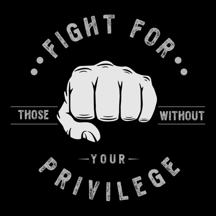 Fight For Those Without Your Privilege For Hu Rights Gift Drawstring Bag