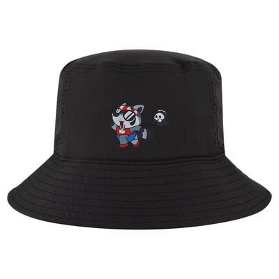 Funny Faster Than The Forever Yeet Run Away Faster Raccoon Cool Comfort Performance Bucket Hat