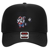 Funny Faster Than The Forever Yeet Run Away Faster Raccoon Trucker Hat