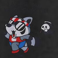 Funny Faster Than The Forever Yeet Run Away Faster Raccoon Trucker Hat
