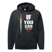 Funny Fantasy Tabletop RPG Gamer Performance Fleece Hoodie