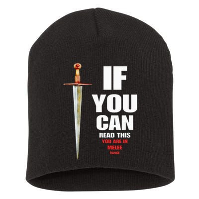 Funny Fantasy Tabletop RPG Gamer Short Acrylic Beanie