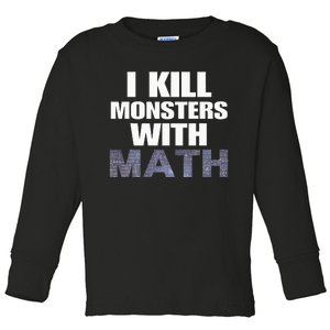 Funny Fantasy Tabletop RPG Gamer Toddler Long Sleeve Shirt