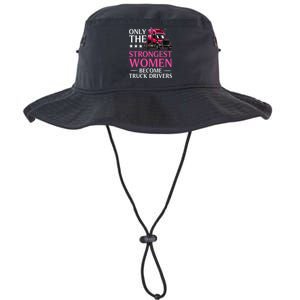 Funny Female Truck Driver Design For Wo Trucking Legacy Cool Fit Booney Bucket Hat