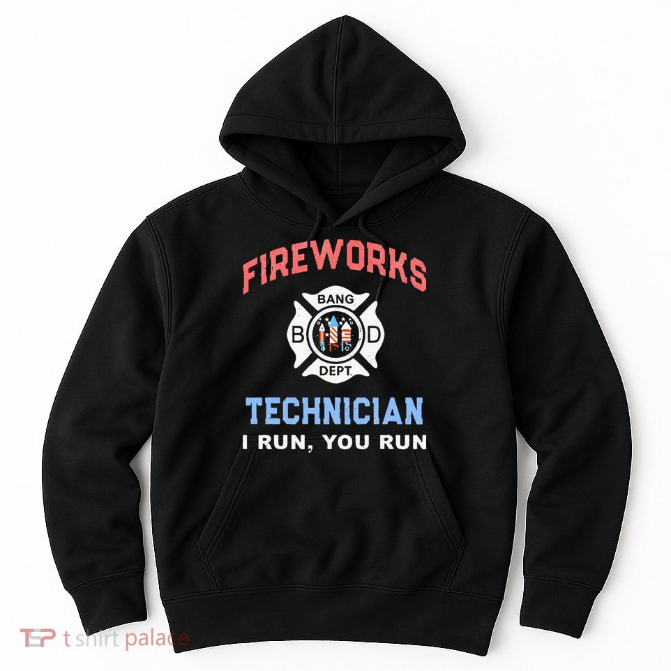 Funny FIREWORKS TECHNICIAN America Firefighter Pyro Expert Hoodie