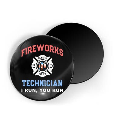 Funny FIREWORKS TECHNICIAN America Firefighter Pyro Expert Magnet