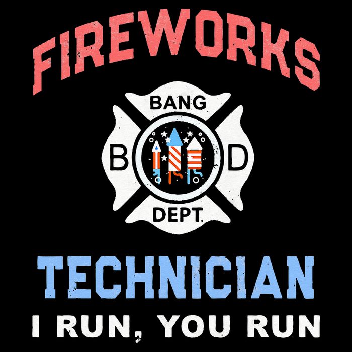 Funny FIREWORKS TECHNICIAN America Firefighter Pyro Expert Sustainable Knit Beanie