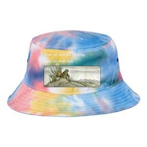 Frogs Funny Toads Meme Lover Tie Dye Newport Bucket Hat