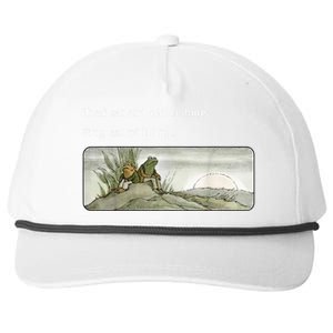 Frogs Funny Toads Meme Lover Snapback Five-Panel Rope Hat