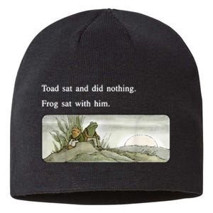 Frogs Funny Toads Meme Lover Sustainable Beanie