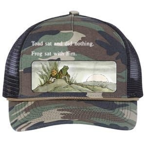 Frogs Funny Toads Meme Lover Retro Rope Trucker Hat Cap