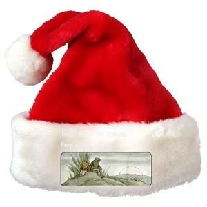 Frogs Funny Toads Meme Lover Premium Christmas Santa Hat