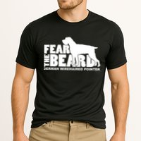 Funny Fear The Beard Gift Funny German Wirehaired Pointer Gift Cooling Performance Crew T-Shirt