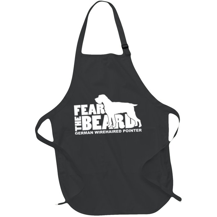 Funny Fear The Beard Gift Funny German Wirehaired Pointer Gift Apron